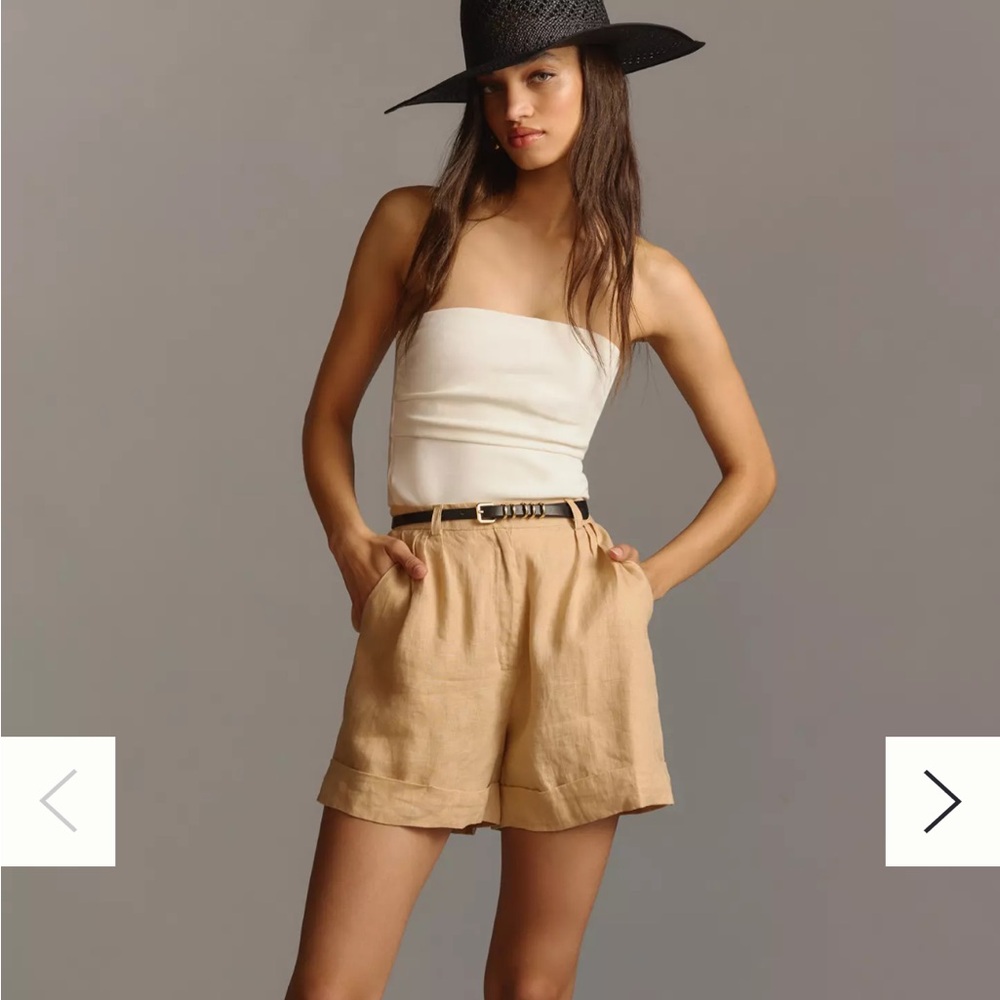 Faithfull the brand Les deux linen shorts